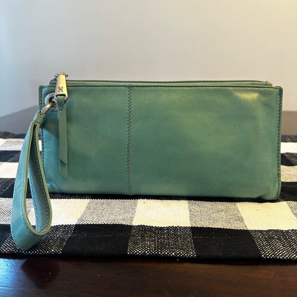 Green Hobo wristlet